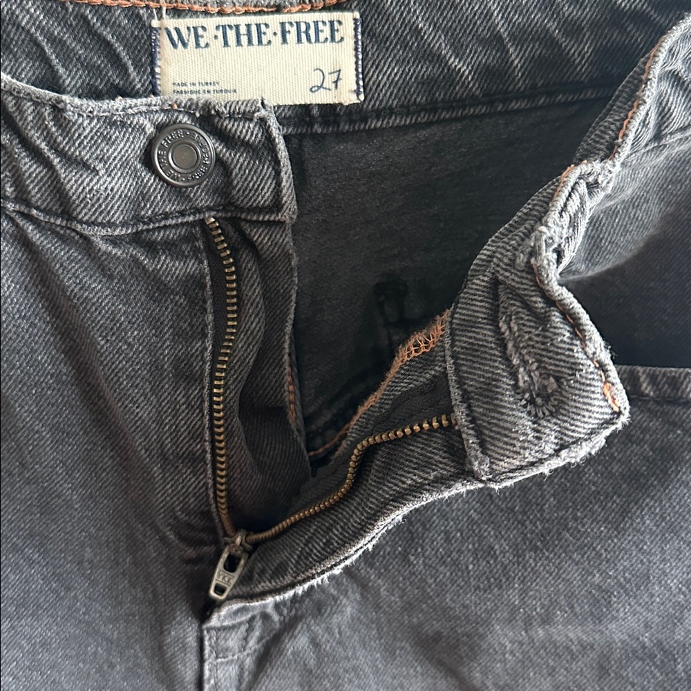 We The Free Tinsley Baggy Mid -Rise Straight Leg Size 27 - Picture 6 of 16